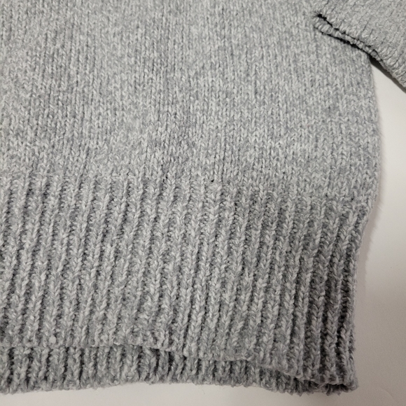 Nine West Gray Cowl Neck Sweater Large - Picture 2 of 8